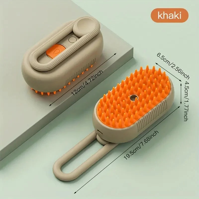 2-in-1 Pet Spray Comb – Undercoat Slicker Brush & Hair Remover Tool