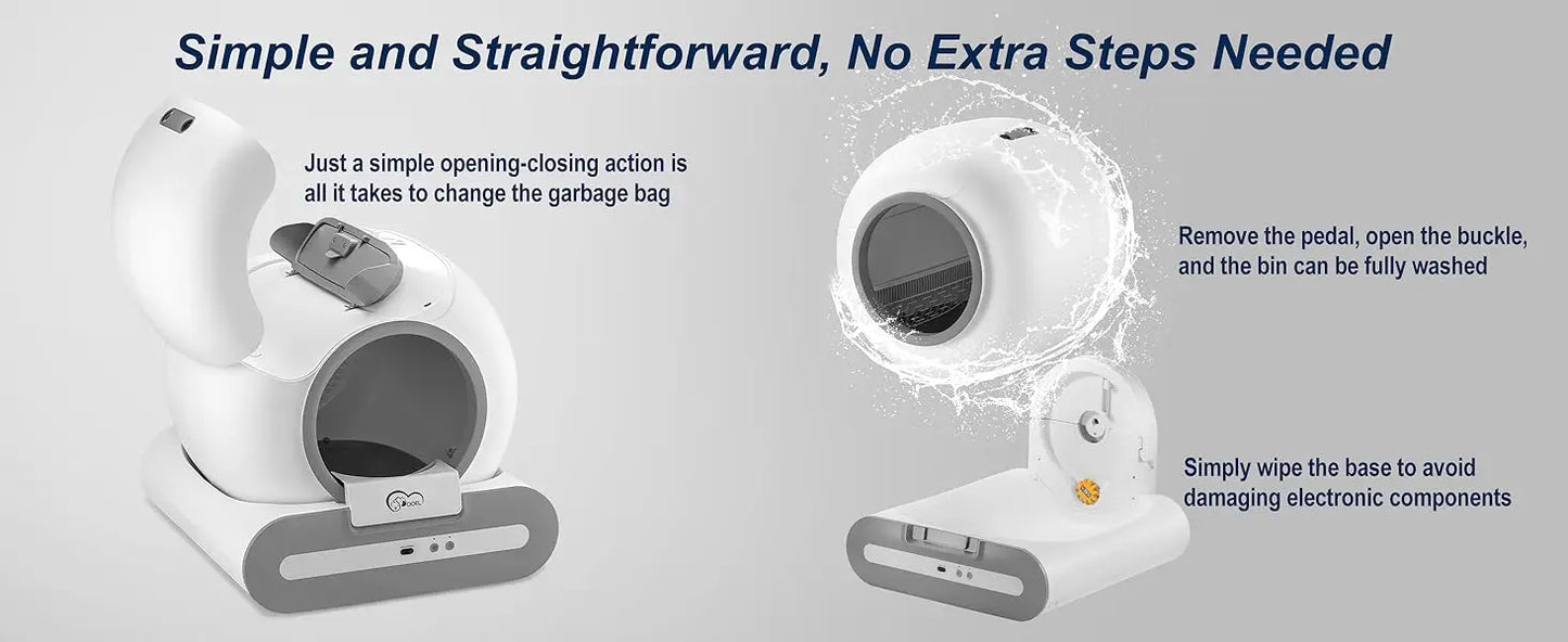 Doel Automatic Cat Litter Box – Self-Cleaning, App Control