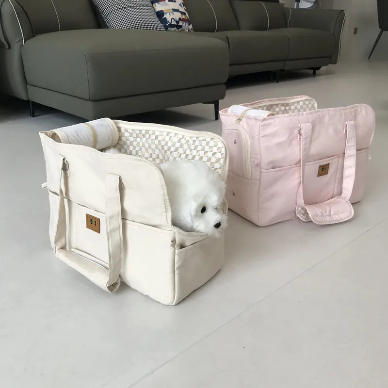 Portable Dog Carrier Bag – Shoulder Travel Carrier