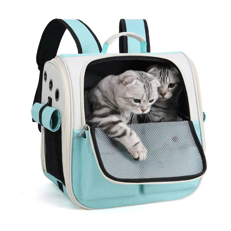 Foldable Cat Carrier Backpack – Travel Bag