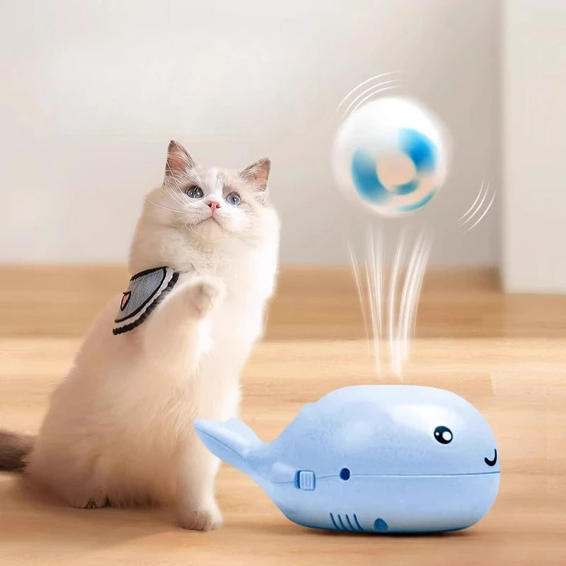 Electric Floating Cat Toy – Interactive USB Play Ball