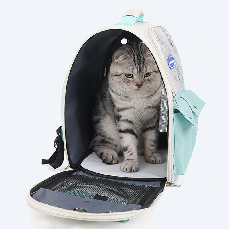 Foldable Cat Carrier Backpack – Travel Bag
