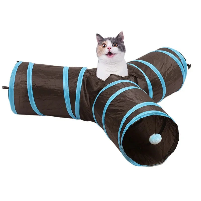 Cat play tunnel
