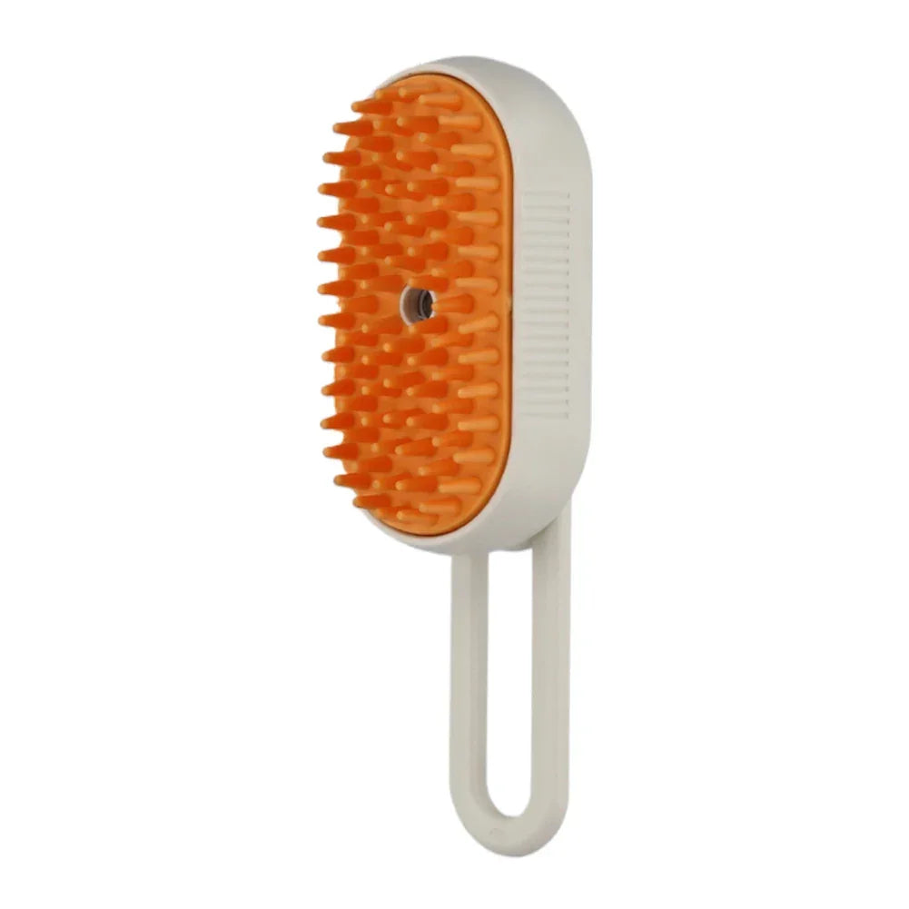 Cat Steam Grooming Brush Interactive Self Cleaning pettechhair