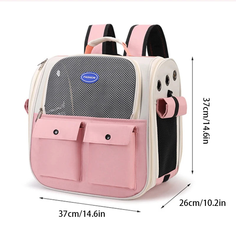 Foldable Cat Carrier Backpack – Travel Bag