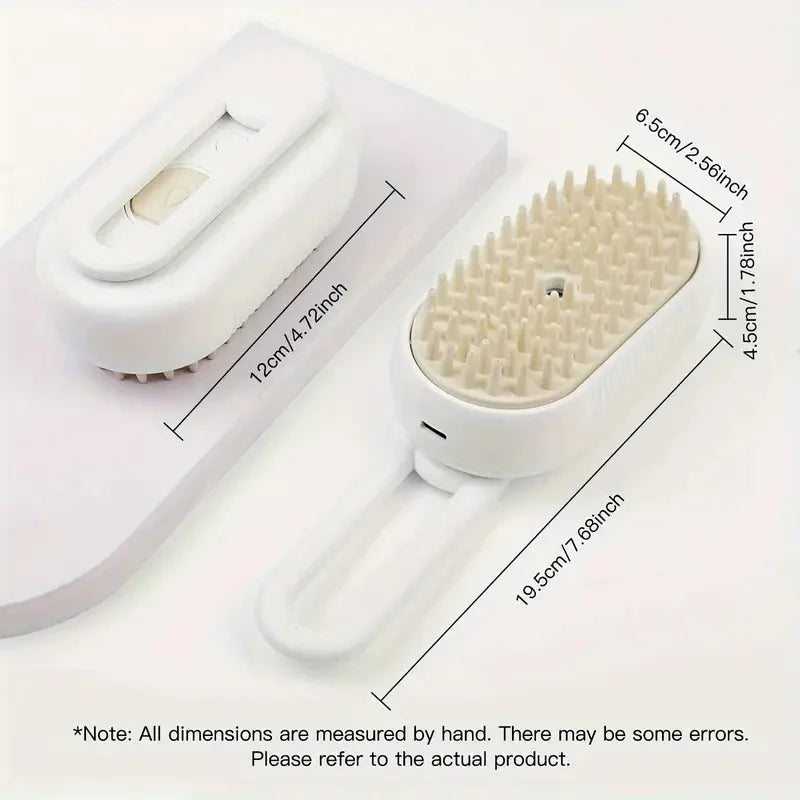 2-in-1 Pet Spray Comb – Undercoat Slicker Brush & Hair Remover Tool