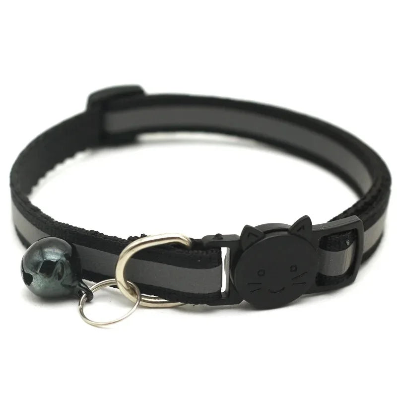 Adjustable Cat Collars with Bell – 10 Pack