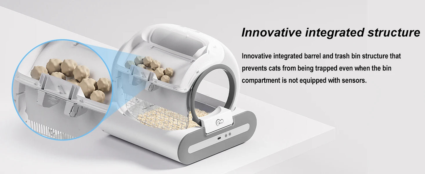 Doel Automatic Cat Litter Box – Self-Cleaning, App Control