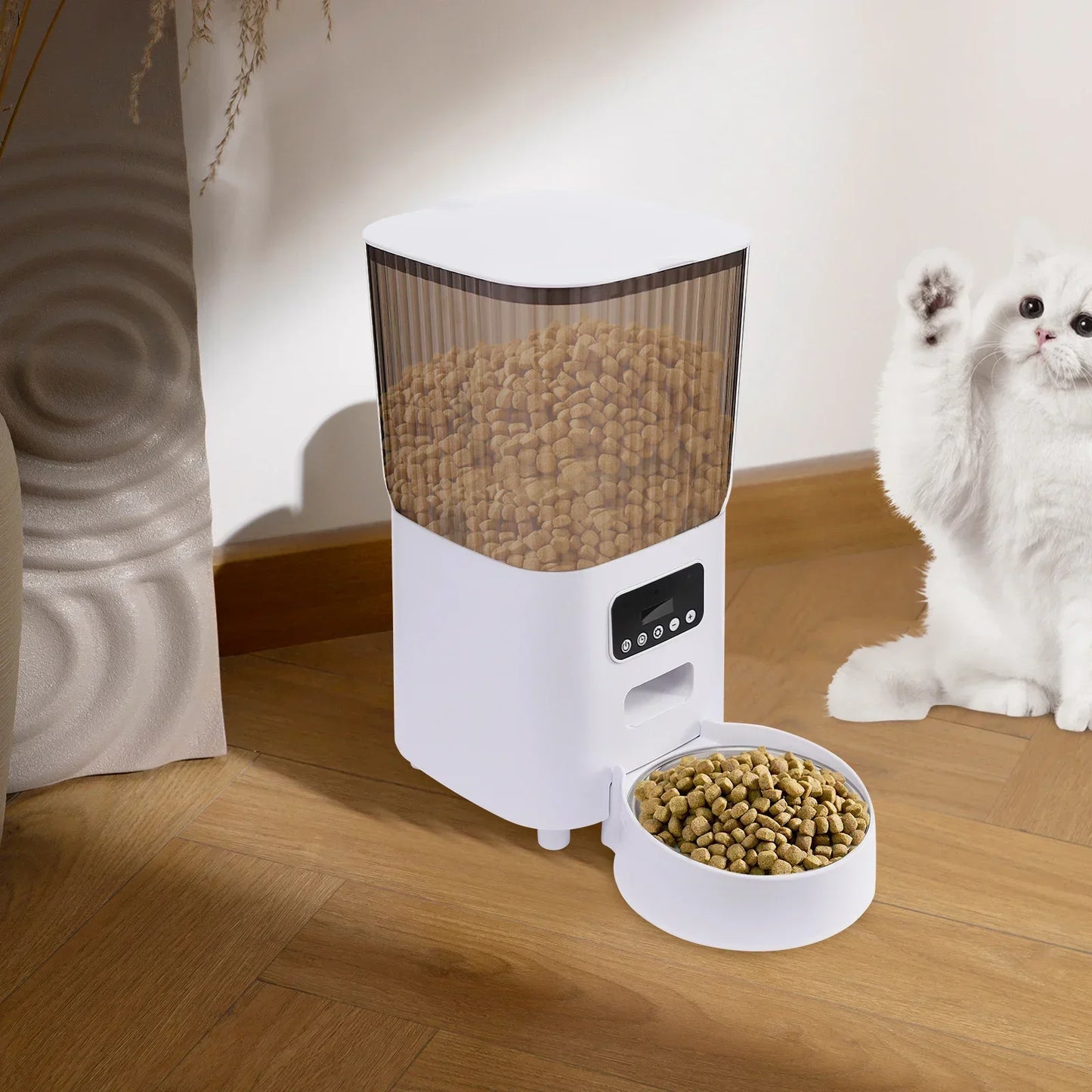 Automatic Cat Feeder 5L – Timed Pet Food Dispenser