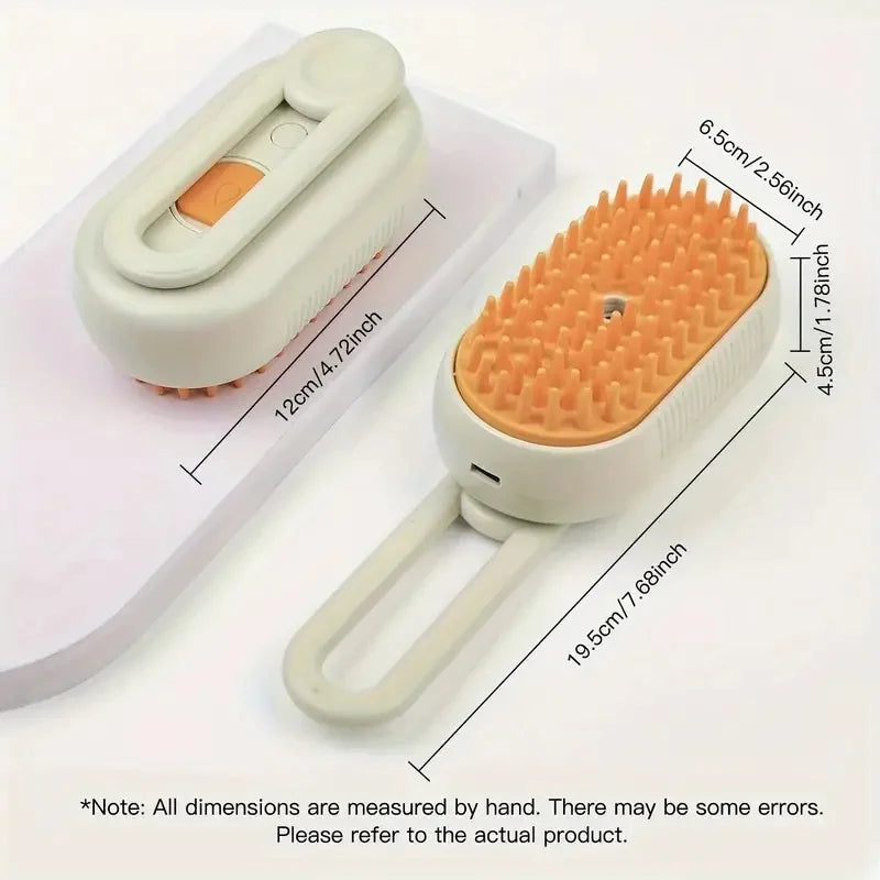 2-in-1 Pet Spray Comb – Undercoat Slicker Brush & Hair Remover Tool