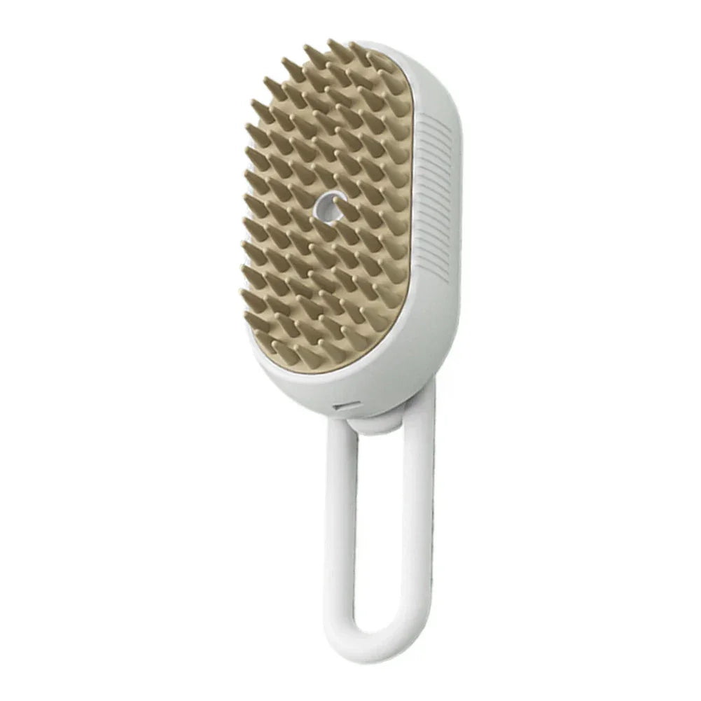 Cat Steam Grooming Brush Interactive Self Cleaning pettechhair