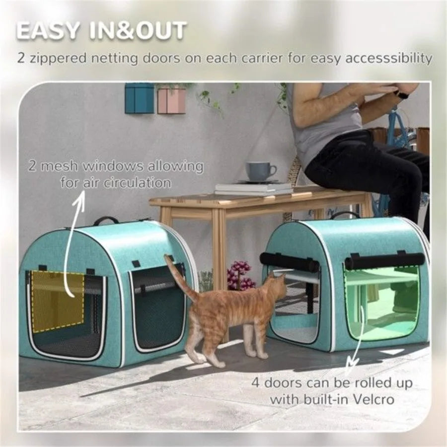 Portable Cat Carrier – Travel Shoulder Pet Carrier