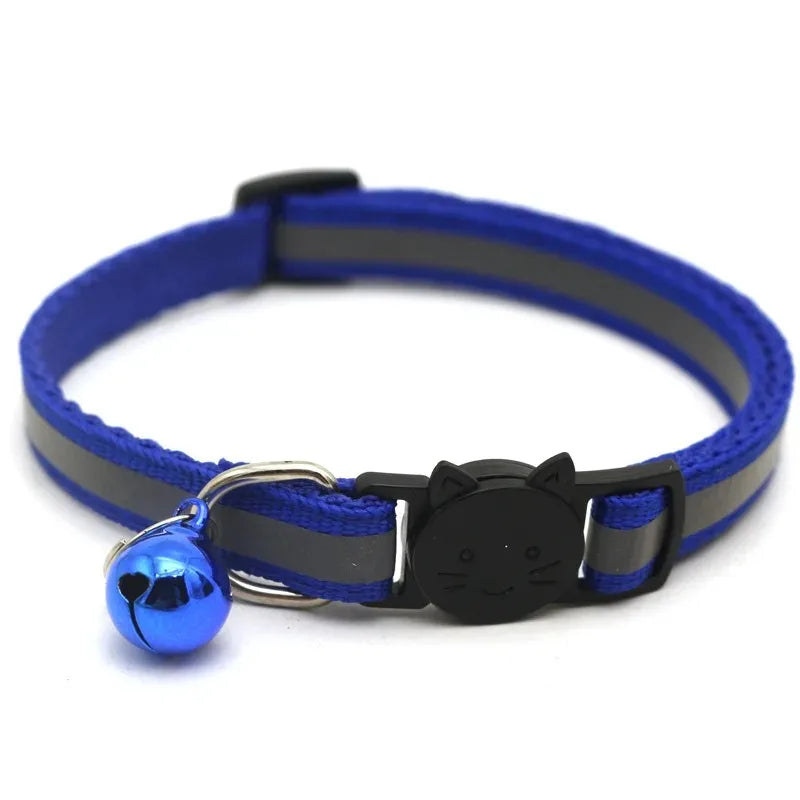Adjustable Cat Collars with Bell – 10 Pack