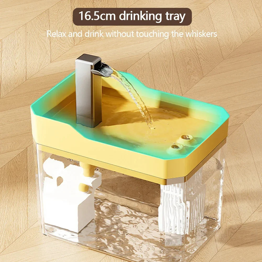 usb cat water fountain pump silent circulation