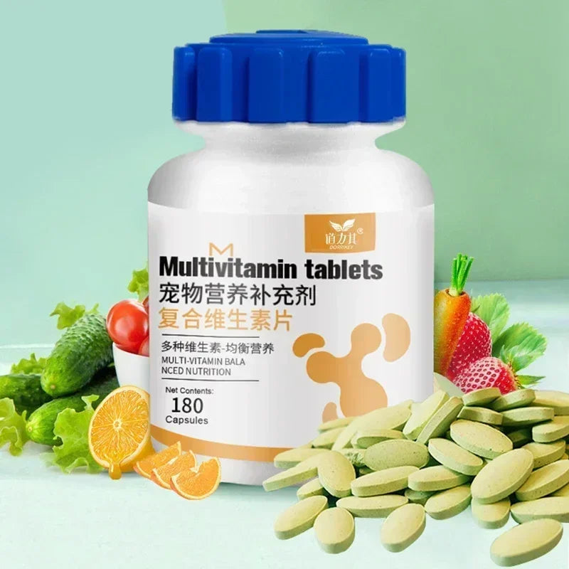 Pet Multivitamin – Healthy Coat & Strong Immunity for Dogs & Cat