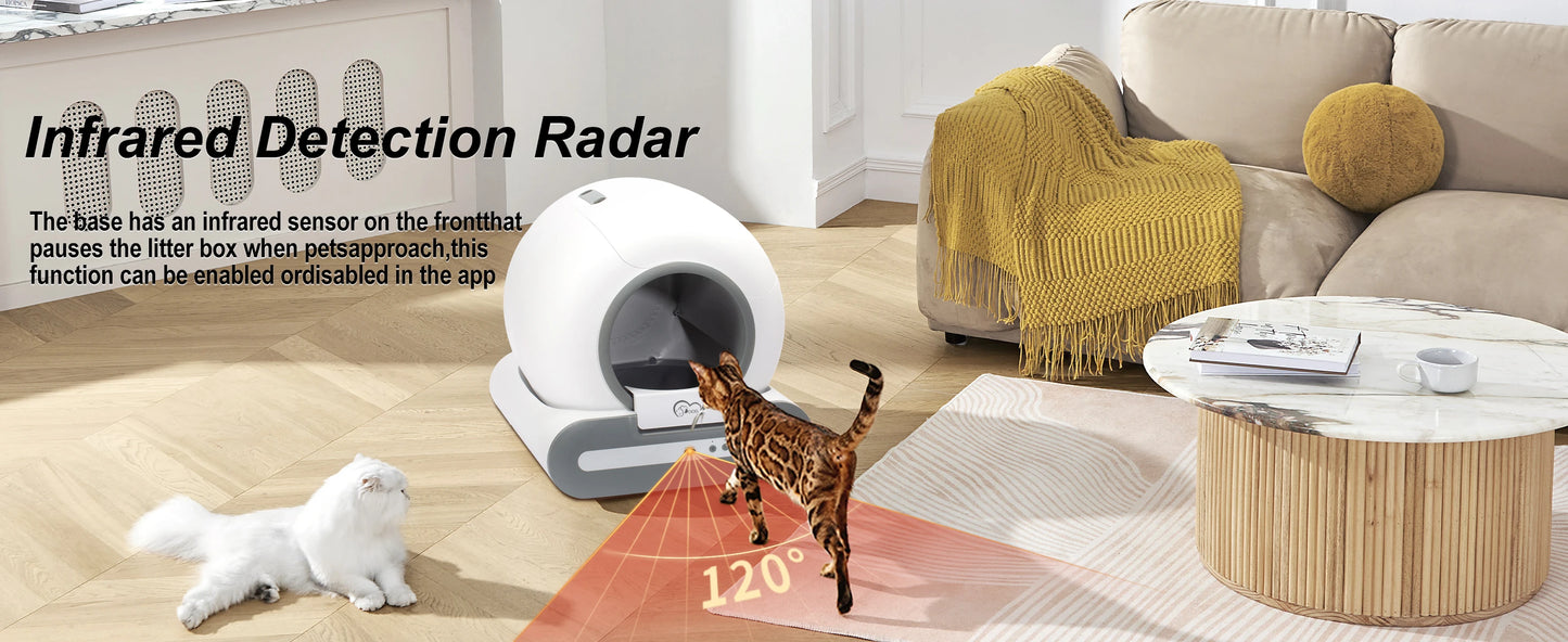 Doel Automatic Cat Litter Box – Self-Cleaning, App Control