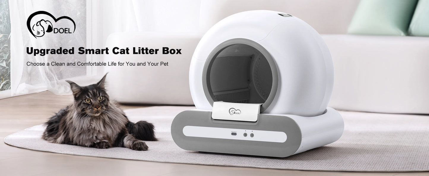 Doel Automatic Cat Litter Box – Self-Cleaning, App Control