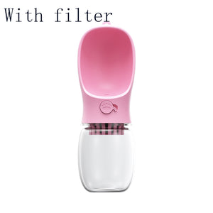 Travel Pet Water Bottle – Portable Dog & Cat Water Dispenser pettechhair