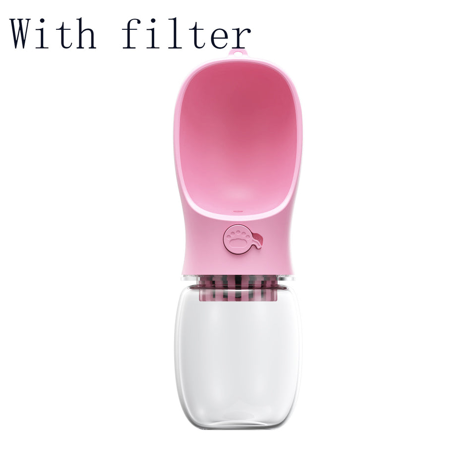 Travel Pet Water Bottle – Portable Dog & Cat Water Dispenser pettechhair