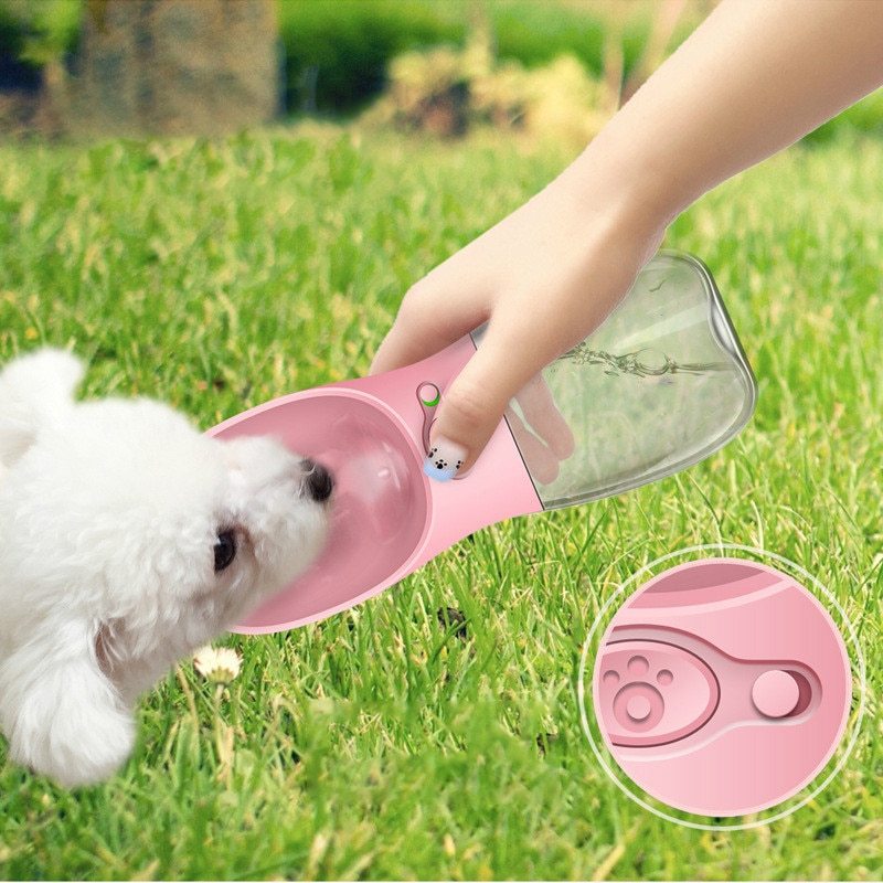 Travel Pet Water Bottle – Portable Dog & Cat Water Dispenser pettechhair