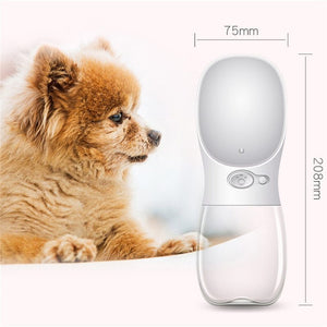Travel Pet Water Bottle – Portable Dog & Cat Water Dispenser pettechhair