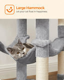 FEANDREA Multi-Level Cat Tree Tower 56.3″ Indoor Cat Condo