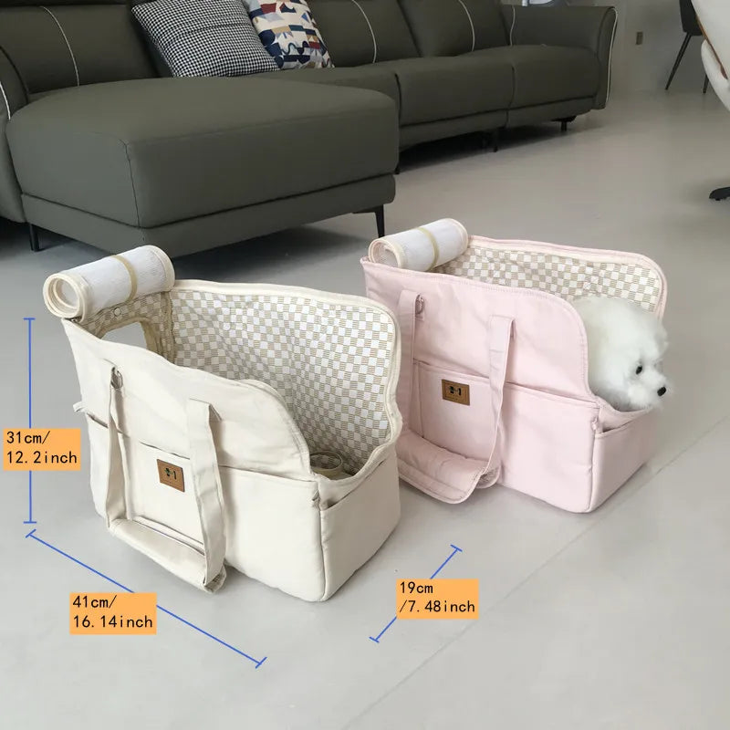 Portable Dog Carrier Bag – Shoulder Travel Carrier