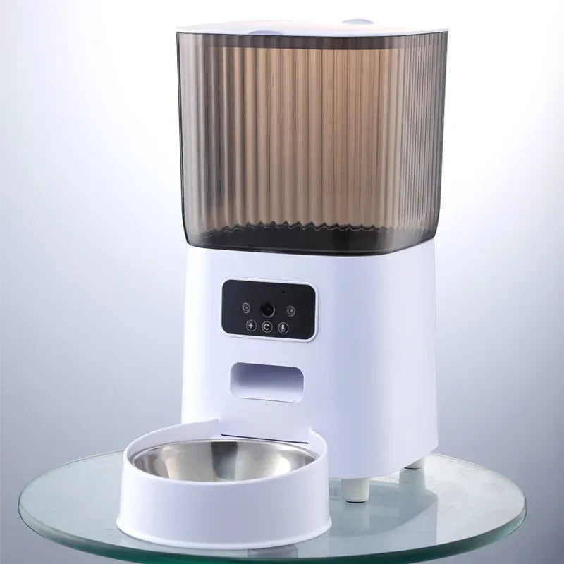 Smart Cat Feeder With Camera Automatic Dispenser