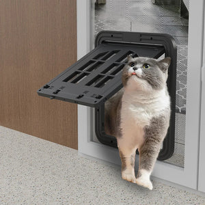 Large Dog Screen Door – Magnetic Self-Closing Pet Door Panel