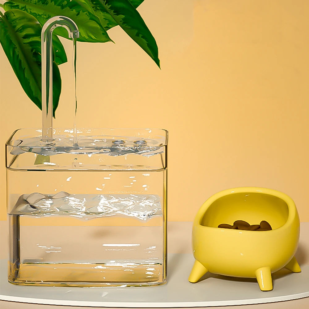 USB Cat Water Fountain – Silent Auto-Filtering