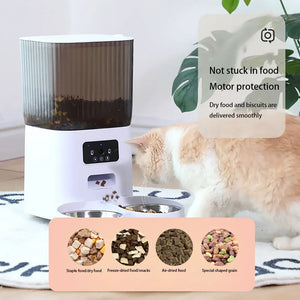 Smart Cat Feeder With Camera Automatic Dispenser
