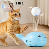 Electric floating cat toy USB interactive ball
