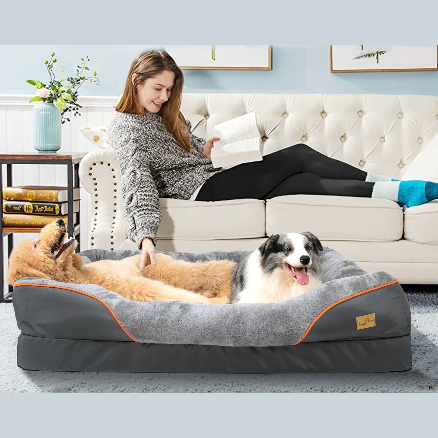 Large Soft Dog Bed for Extra Comfort