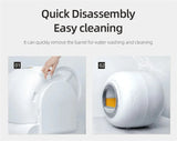 pettechhair pet grooming dryer showing quick disassembly with removable barrel for easy water washing and cleaning