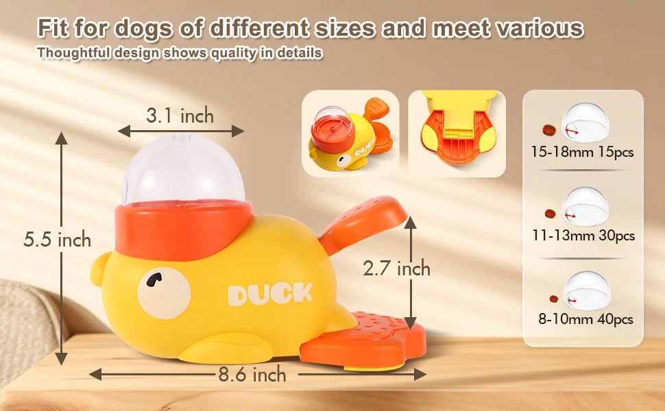 Dog Treat Dispenser Toy – Interactive Slow Feeder