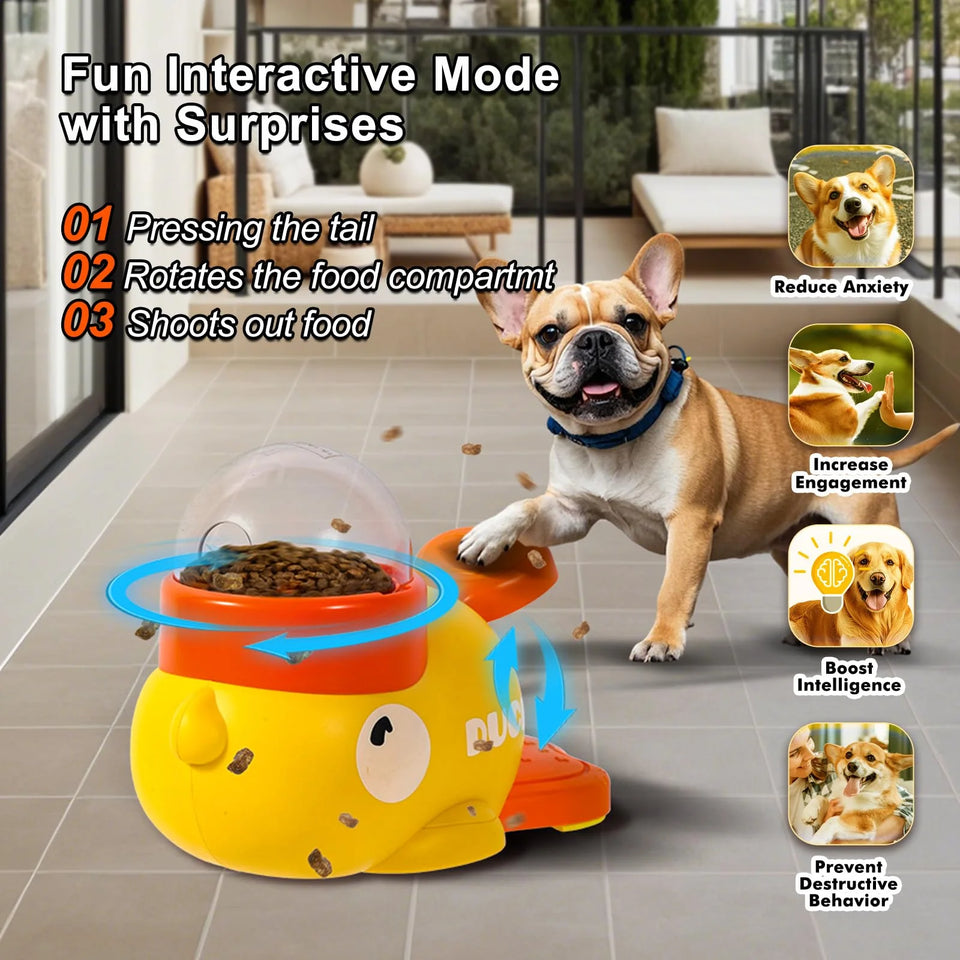 Interactive Dog Treat Dispenser Toy – Puzzle Slow Feeder Ball