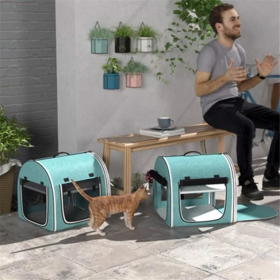 Portable Cat Carrier – Travel Shoulder Pet Carrier