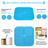Dog Slow Feeders Mats Lick Mat Boredom Anxiety Reduction Perfect for Food Yogurt Peanut Butter Alternative to Slow Feed Dog Bowl pettechhair