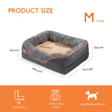 Orthopedic XL Dog Bed for Large Breeds – Memory Foam Comfort