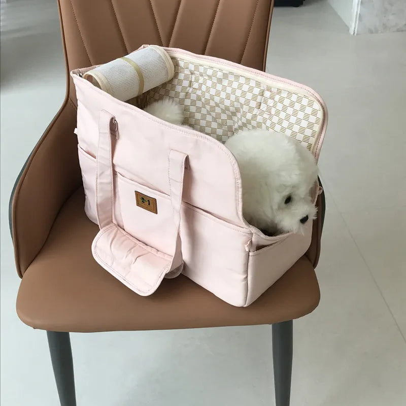 Portable Dog Carrier Bag – Shoulder Travel Carrier