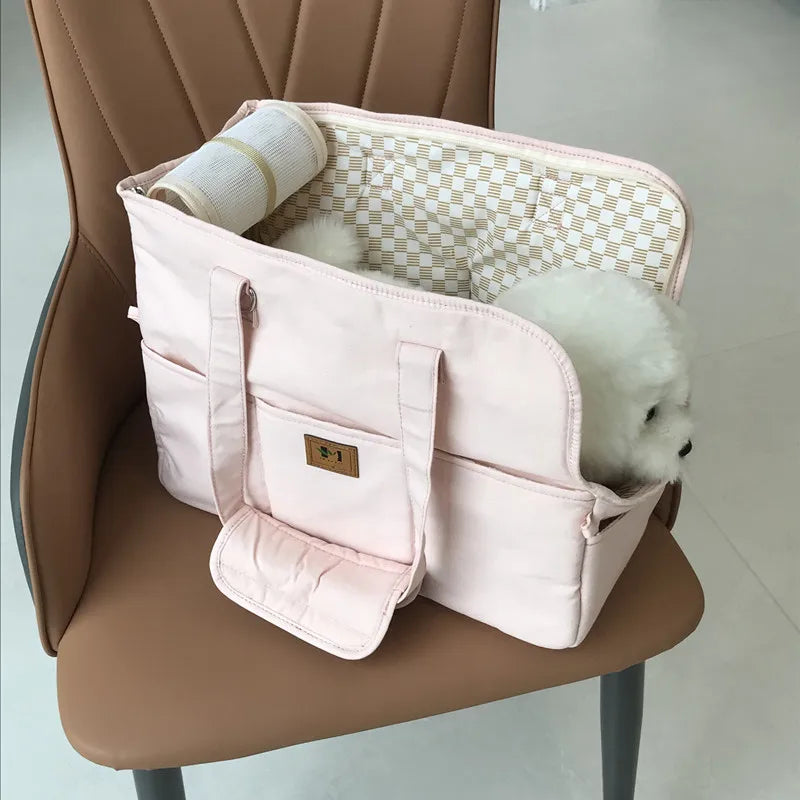 Portable Dog Carrier Bag – Shoulder Travel Carrier