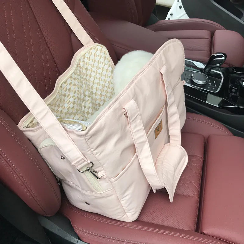 Portable Dog Carrier Bag – Shoulder Travel Carrier