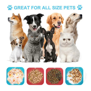 Dog Slow Feeders Mats Lick Mat Boredom Anxiety Reduction Perfect for Food Yogurt Peanut Butter Alternative to Slow Feed Dog Bowl pettechhair