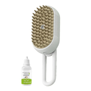 Cat Steam Grooming Brush Interactive Self Cleaning pettechhair