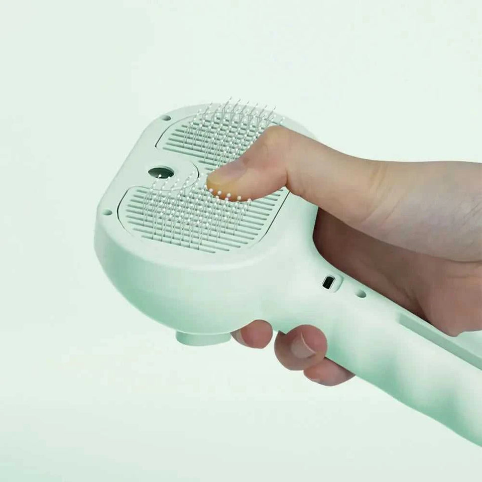 3-in-1 Cat Steam Brush – Rechargeable Grooming Tool 49 Ship to USA 🇺🇸 pettechhair