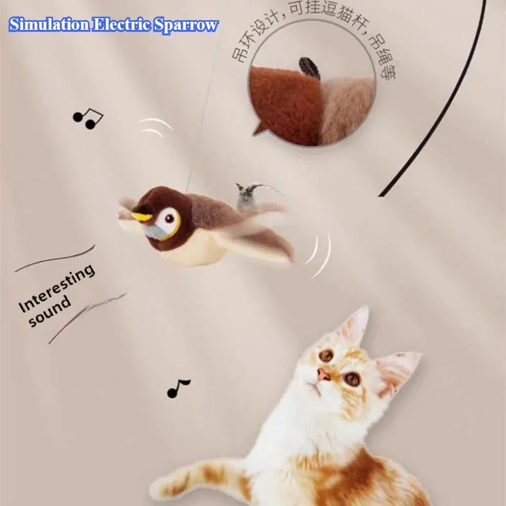 Catnip Electric Bird Toy – USB Activated Cat Toy