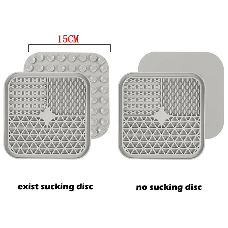 Dog Slow Feeders Mats Lick Mat Boredom Anxiety Reduction Perfect for Food Yogurt Peanut Butter Alternative to Slow Feed Dog Bowl pettechhair