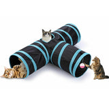 Collapsible Cat Play Tunnel – Crinkle Toy for Indoor Cats, Rabbits & Guinea Pigs