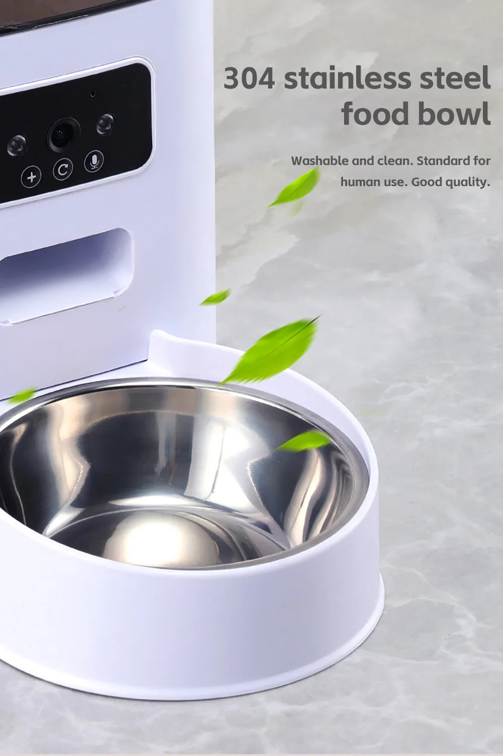 Smart Cat Feeder With Camera Automatic Dispenser