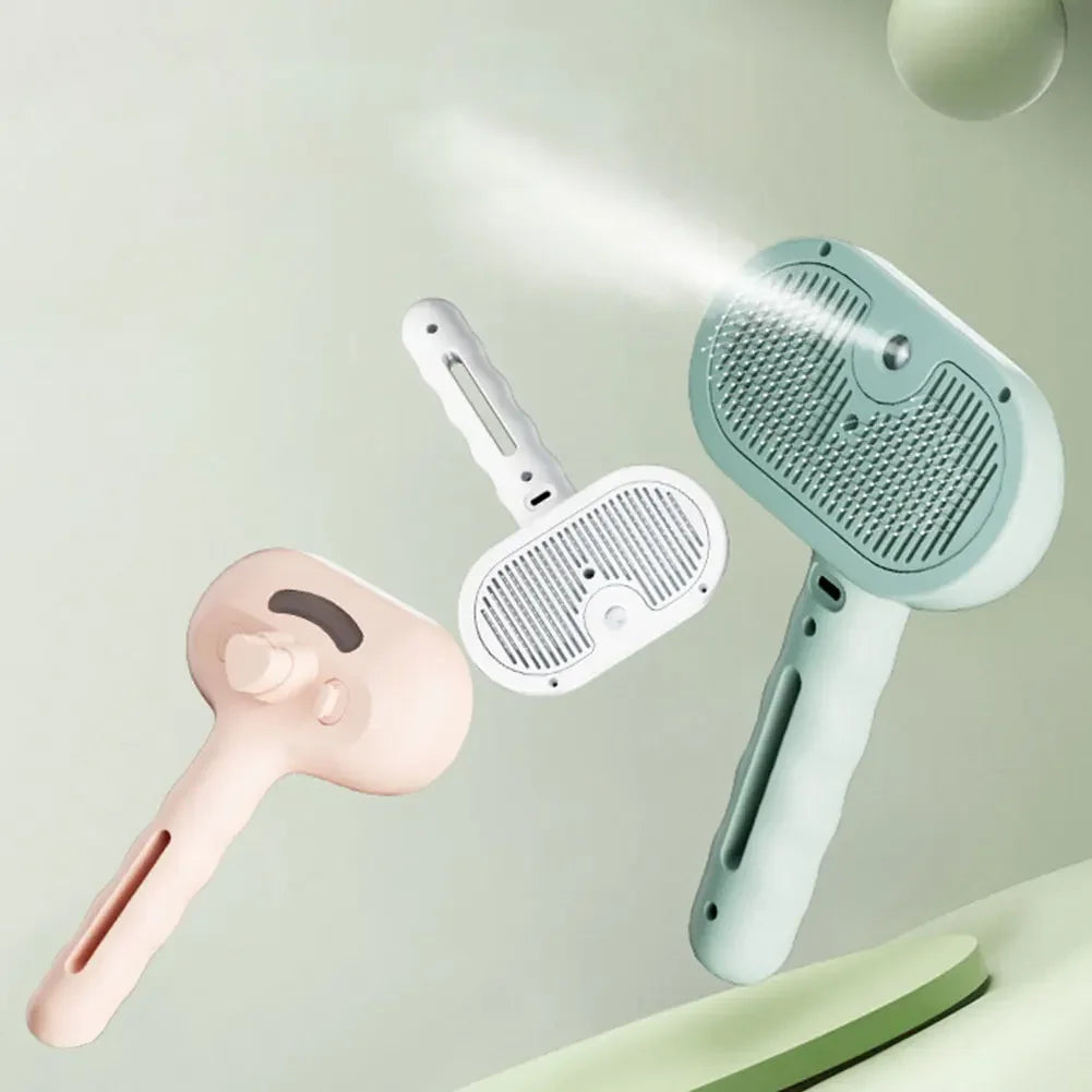 3-in-1 Cat Steam Brush – Rechargeable Grooming Tool